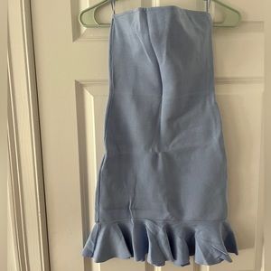 Strapless Blue Zara Dress - worn once